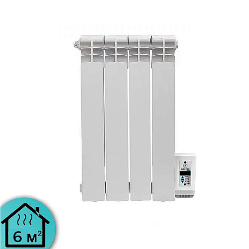 Электрорадиатор ELECTRO.4S+ плюс 500/100 (200Вт) программатор 400 Вт с настенными креплениями