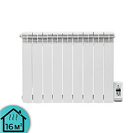 Электрорадиатор ELECTRO.9W+ плюс 500/100 (200Вт) Wi-Fi 910Вт с настенными креплениями