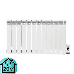 Електрорадіатор ELECTRO.12S стандарт 500/96 (168Вт) програматор 1300Вт з настінними кріпленнями