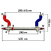 Комплект підключення бойлера водонагрівача Kvant Labaratory 2.1 Vertigo ECO Boiler Series 1/2"