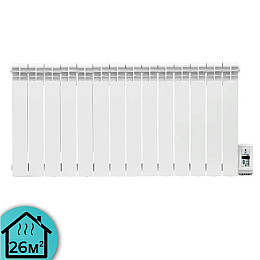 Електрорадіатор ELECTRO.14W+ плюс 500/100 (200Вт) Wi-Fi 1500Вт з настінними кріпленнями