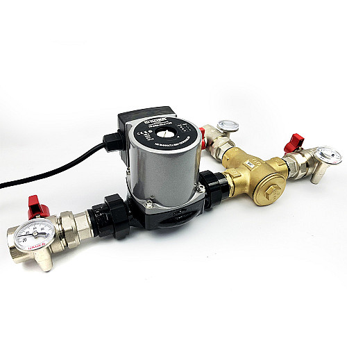Термосмесительный узел Kvant Labaratory LADOMIX 25-40 65°C Dn25 (1") 40 кВт
