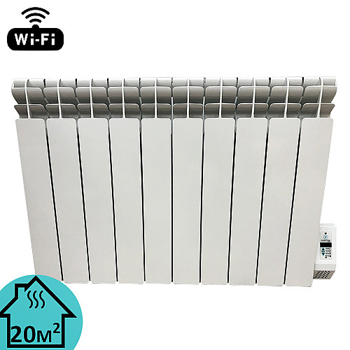 Обогреватель масляный алюминиевый Electro Elite 10WE 10 секций 500/100 Wi-Fi программатор 1300 Вт