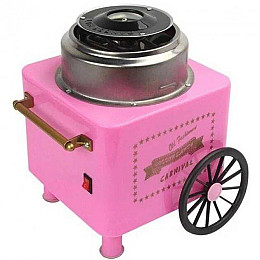 Аппарат для приготовления сахарной ваты большой Cotton Candy Maker w-83 Pink (do118-hbr)