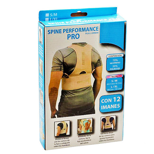 Корректор осанки Spime performance pro man Body XXL (12241-hbr)