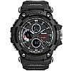 Часы наручные мужские Smael 1802 Black (15173-hbr)