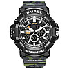 Часы наручные мужские Smael 1809MC Army Green (15176-hbr)