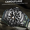 Часы наручные мужские Smael 1809MC Army Green (15176-hbr)