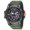 Годинник наручний чоловічий Smael 8007 Army Green (15168-hbr)