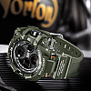 Часы наручные мужские Smael 8022 Army Green (15206-hbr)