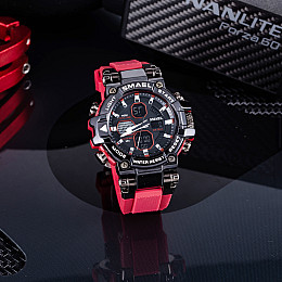 Часи наручні Smael 8027 Red (15183-hbr)