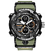 Годинник наручний чоловічий Smael 8038 Army Green (15179-hbr)