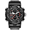 Часы наручные мужские Smael 8038 Black (15180-hbr)
