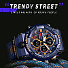 Часы наручные мужские Smael 8038 Dark Blue (15178-hbr)