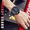 Часы наручные мужские Smael 8049 Black (15166-hbr)
