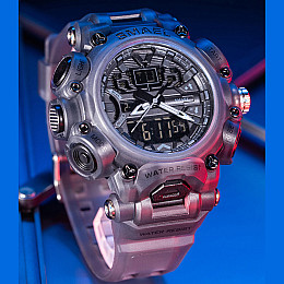 Годинник на руку чоловічий Smael 8053 Though The Black (15187-hbr)