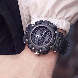 Годинник на руку чоловічий Smael 8053 Though The Black (15187-hbr)