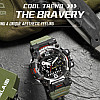 Часы наручные мужские Smael 8072 Army Green (15188-hbr)