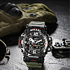 Часы наручные мужские Smael 8072 Army Green (15188-hbr)