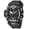 Часы наручные мужские Smael 8072 Black White (15190-hbr)