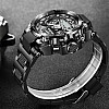 Наручні годинники чоловічі Lige Sport LG8922 Black (15249-hbr)
