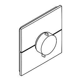 Термостат для душа Hansgrohe ShowerSelect Comfort E 15574140 бронза