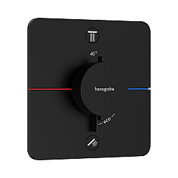 Термостат на 2 споживачі Hansgrohe ShowerSelect Comfort Q Чорний матовий 15583670