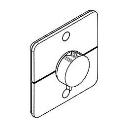 Термостат на 2 потребителя Hansgrohe ShowerSelect Comfort Q Черный матовый 15583670