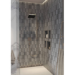 Термостат на 2 потребителя Hansgrohe ShowerSelect Comfort E шлифованная бронза 15572140