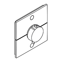 Термостат на 2 потребителя Hansgrohe ShowerSelect Comfort E шлифованная бронза 15572140