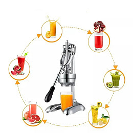 Прес для цитрусів та гранату Empire EM2163 23 см Сріблястий