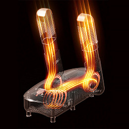 Сушилка для взуття Lesko YM-102 White компактна антибактеріальна і стерилізуюча з таймером (12126-67186)