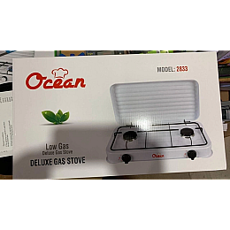 Плита портативна газова настільна Ocean M-2833 на 2 конфорки (1882088960)