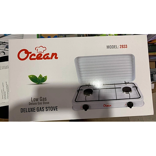 Плита портативная газовая настольная Ocean M-2833 на 2 конфорки (1882088960)