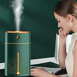 Зволожувач повітря Fog Humidifier 8496 Green/Gold CNV