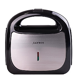 Мультипекарь Sokany SK-902 на 3 пластины с антипригарным покрытием сталь (SK902B)