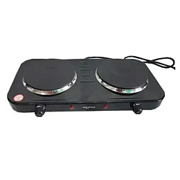 Електроплита настільна переносна двоконфорочна Rainberg RB 999 2000W