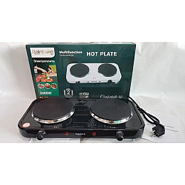 Електроплита настільна переносна двоконфорочна Rainberg RB 999 2000W