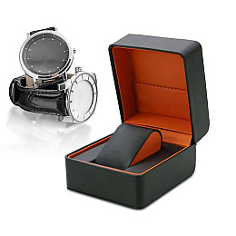 Скринька для зберігання годинника зі PU шкіри Clockhouse Чорний (IBW893B)