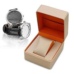 Скринька для зберігання годинника зі PU шкіри Clockhouse Шампань (IBW893M)