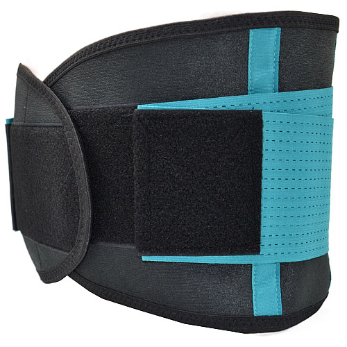 Пояс компрессионный MadMax MFA-277 Slimming belt Black/turquoise S