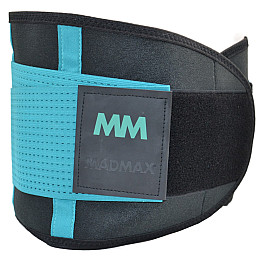 Пояс компресійний MadMax MFA-277 Slimming belt Black/turquoise S