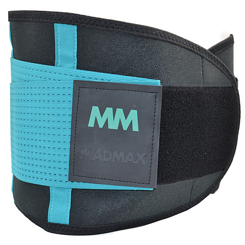 Пояс компрессионный MadMax MFA-277 Slimming belt Black/turquoise S