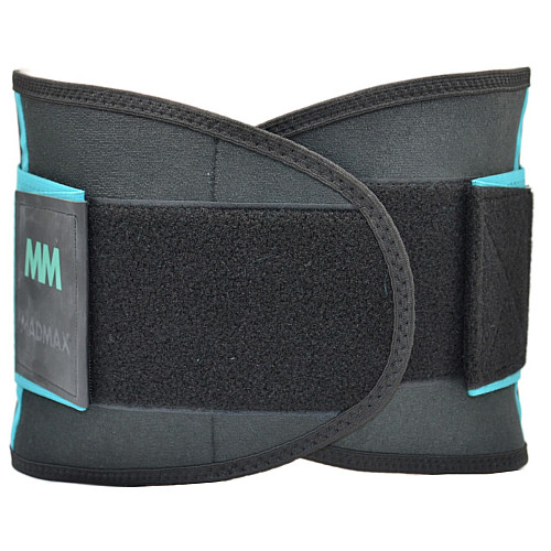 Пояс компрессионный MadMax MFA-277 Slimming belt Black/turquoise M
