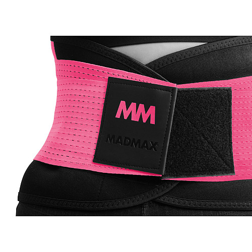 Пояс компрессионный MadMax MFA-277 Slimming belt Black/neon pink S
