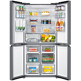 Холодильник Midea MDRF632FGF46 сталевий