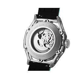 Мужские часы Forsining Gringo Зеленый/Серебристый