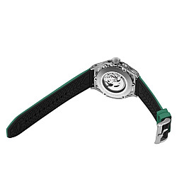 Мужские часы Forsining Gringo Зеленый/Серебристый