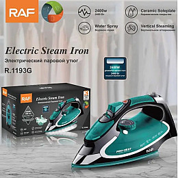 Праска RAF R-1193 парова з керамічною підошвою з відпарювальним носиком 2400 Вт (2104218254)