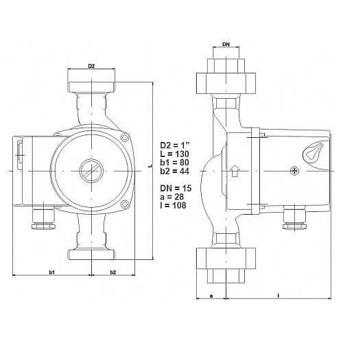 Циркуляційний насос IMPPUMPS GHN 15/60-130 (979521961)